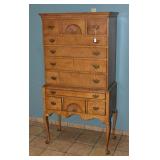 Queen Anne Maple Highboy