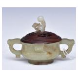 Chinese Jade Carved Bowl