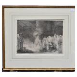 Rembrandt Etching