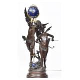 Monumental French Swinger Clock