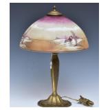 Obverse Painted Parlor Lamp