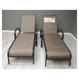 2-Mosaic Oversized Sling Stack Chaise Lounger
