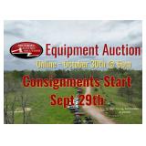 Equipment Online Auction October 30, 2025