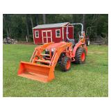 #404- Kubota L3200 HST Tractor w/Loader & Backhoe