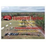 Equipment Online Auction January 22, 2026