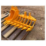 #265- 32in Excavator Rake