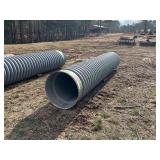 #280- 24in x 13ft Plastic Corrugated Pipe