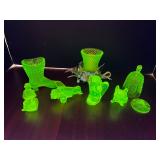 #302 • Unique Uranium Glass Pieces