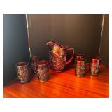 #310 • Fenton Pitcher and Glasses