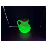 #346 • Uranium Hobnail Pitcher