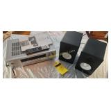 Yamaha reciever and 2 speakers