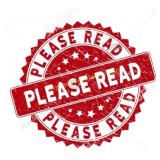 Important - please read before bidding