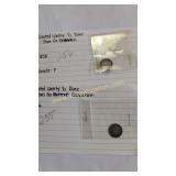 1858&1856 Seated Liberty 1/2 dime stars on obv.