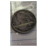 1835 Capped Busted Half Dollar