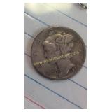 1929 Mercury Dime