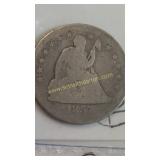 1857-0 Seated Liberty Quarter
