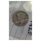 1925 Mercury Dime