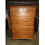 Vintage Cochrane Tall Boy 8 Drawer Dresser