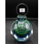 Large Green/Blue Art Glass Perfume Bottle