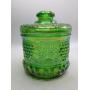 Fenton Helios Green Tobacco Jar