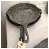 #6 & Chinese cast iron skillets