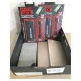 2) NEW portable phone charges & 3) used ones