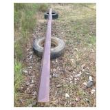 4) 20 ft sticks angle metal 3/32' x 4.5' x 1.75'