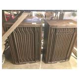 2) Kenwood stereo speakers