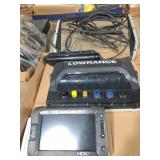 Lowrance chart plotter + fish finders