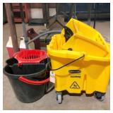 2) mop buckets