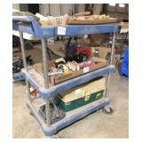 cart w/wheels & misc. shop