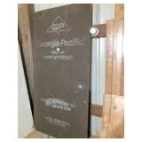 2) sheets regular sheathing 4 ft x 8ft x 1/2'