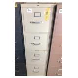 4-drawer file cabinet& contents