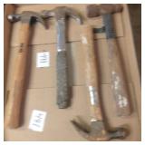 assorted hammers