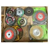 4-1/2" grinding discs & wire wheels