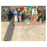 Box of yard & garden items
