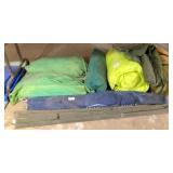 2) tents, 2) sleeping bags & 2) mosquito nets