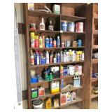 all fluids and items in the shelf