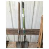 2) shovels