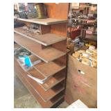 shelf unit  only 72x14x63 H