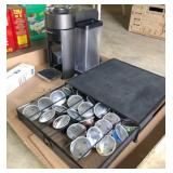 Nespresso coffee machine, 30) pods &