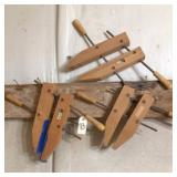 3) wood vises