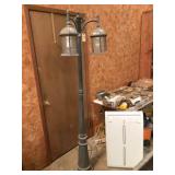 Outdoor lamp - bolts down