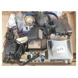 Shure mic, solder platforms, CB,  & misc.