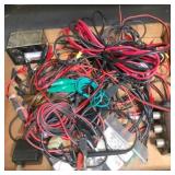box of misc. wires
