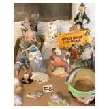 Royal Doulton pirate mug,Falstaff & misc. figurine