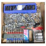 assorted sockets 3/8-1/4