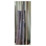 used door frame & trim & 4) pcs baseboard 12 ft