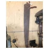 One man cross cut saw