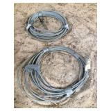 3/8' cable:  1) 75 ft & 1) 30 ft